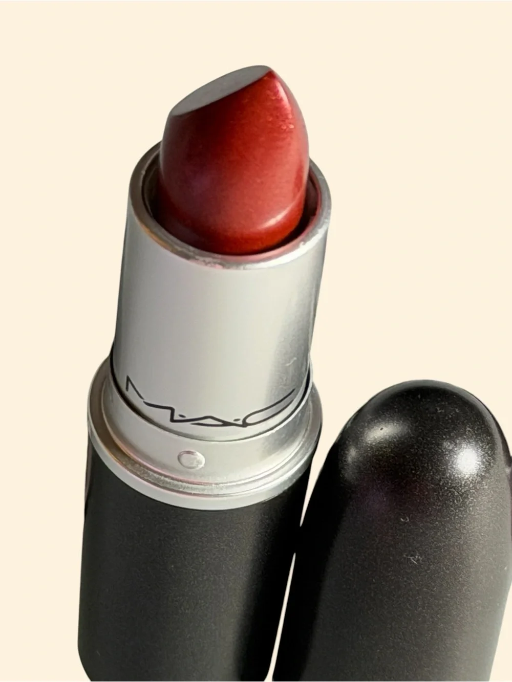 MAC Cosmetics Frost Brick Red Lipstick - Fresh Moroccan BNIB